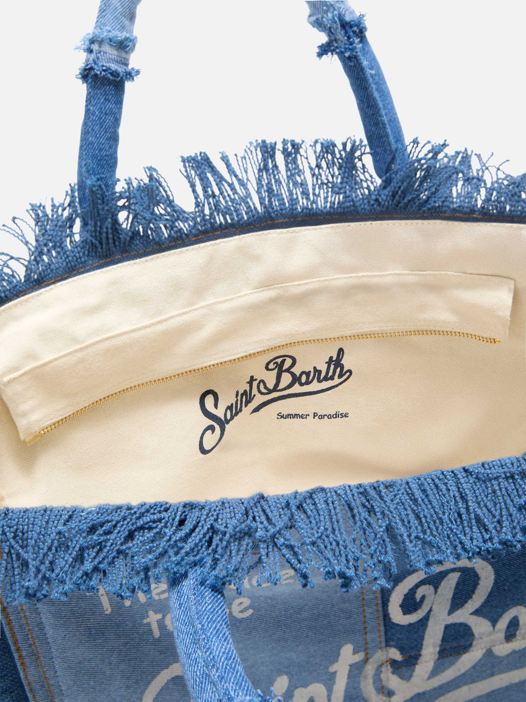 Denim patchwork Vanity regular bag