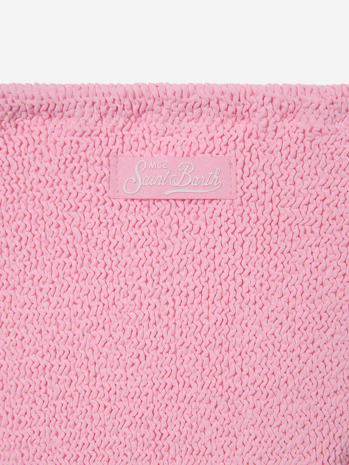 Baker crinkle bikini in light pink