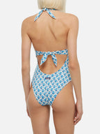 Marylin one-piece swimsuit with floral print