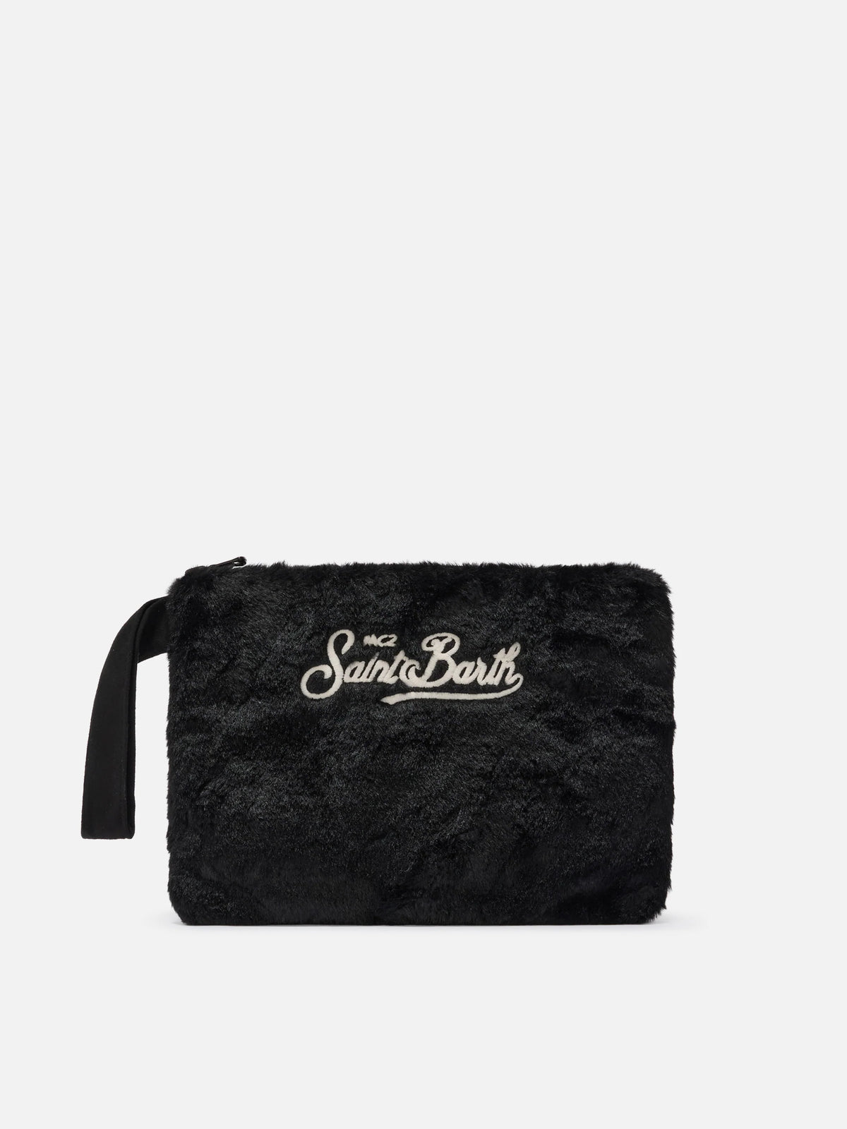 Pareasy Pouch in black faux fur
