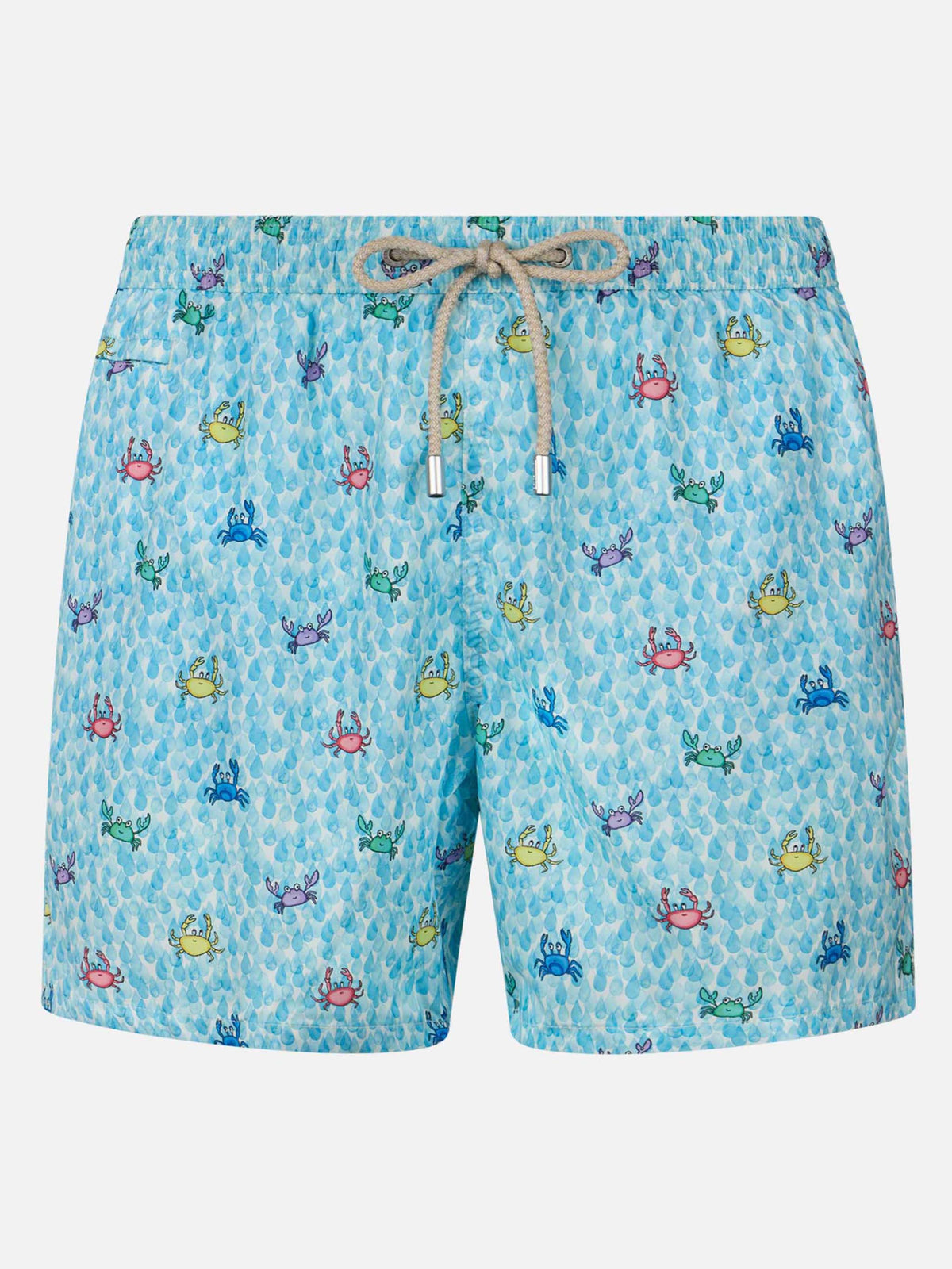 Comfort Light swim shorts with crabs print