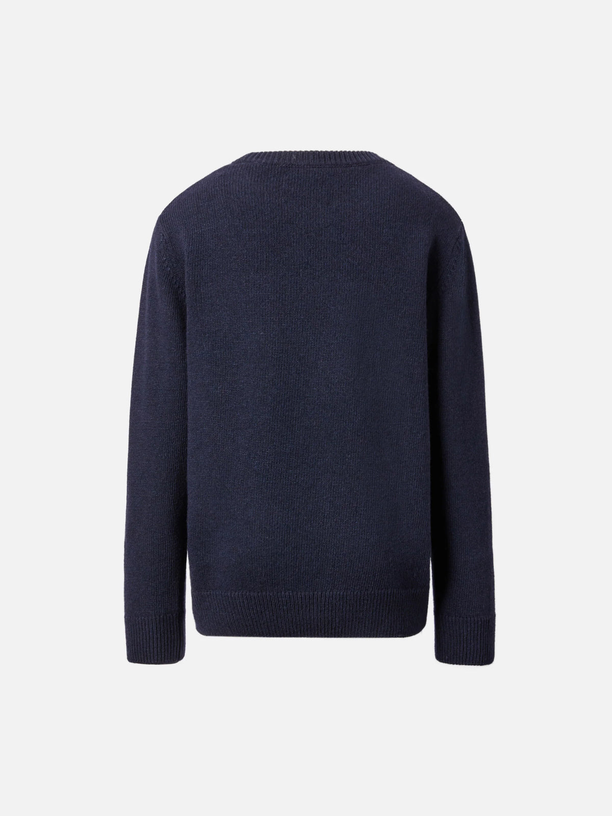 Douglas crewneck in cashmere blend with Vacanze di Natale jacquard | VACANZE DI NATALE SPECIAL EDITION