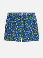 Boy swim shorts with retro games print