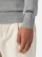 Knee-high socks with golfer bears pattern
