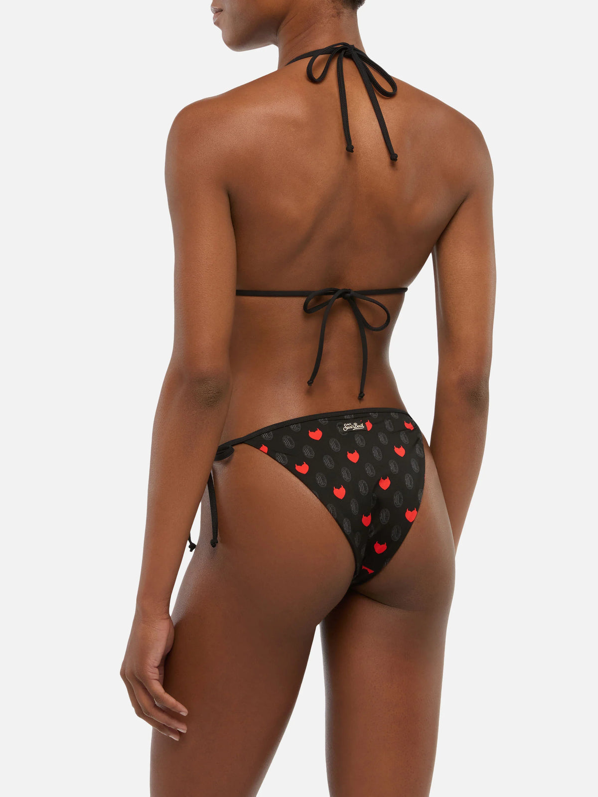 Maleah triangle bikini with Milan print | AC MILAN SPECIAL EDITION
