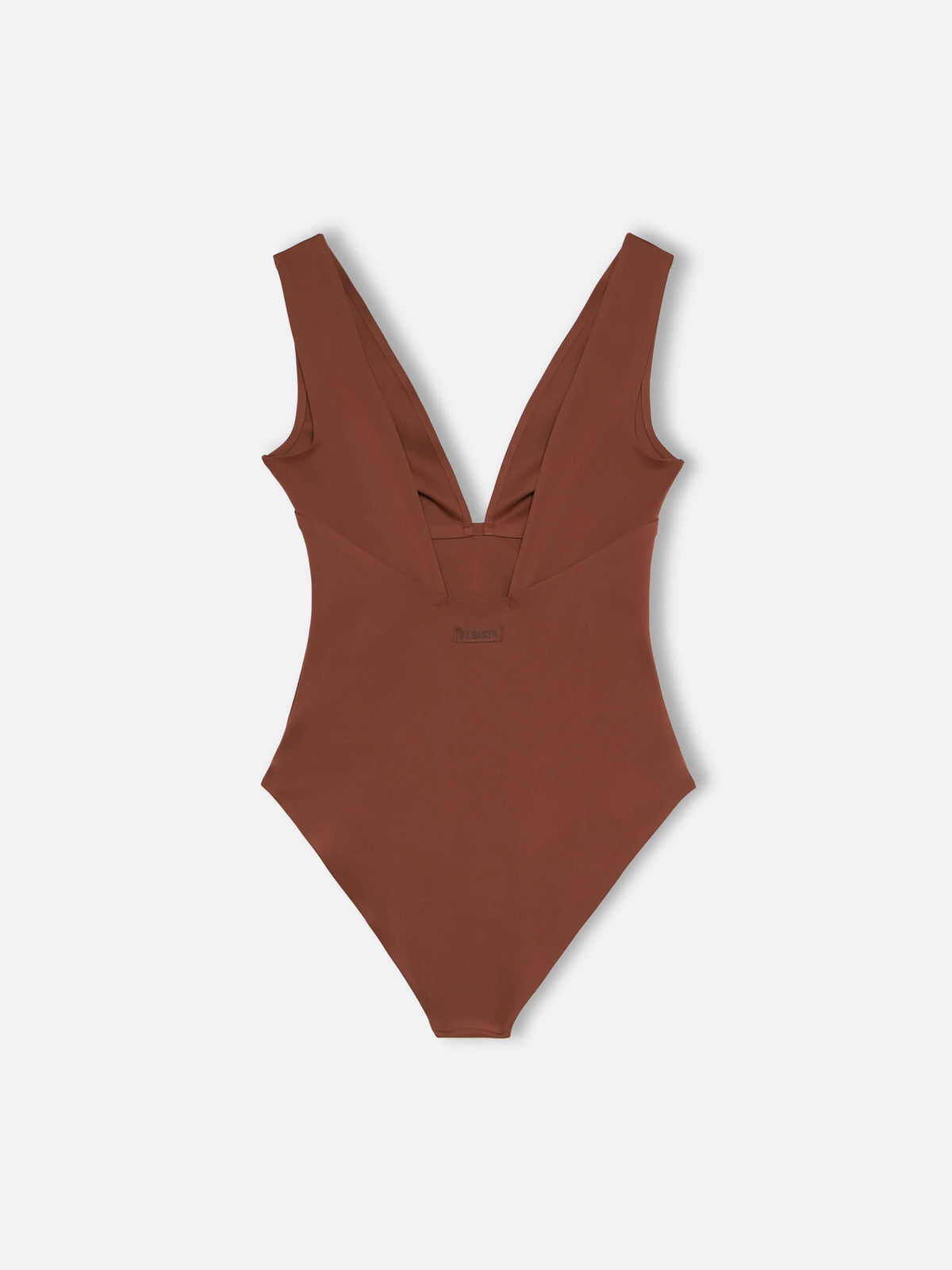 Calliope heat-sealed brown one-piece swimsuit